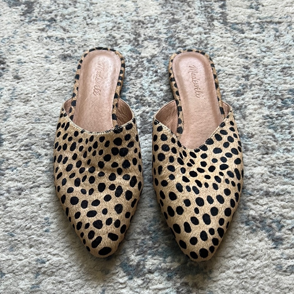 Madewell Cheetah Mules